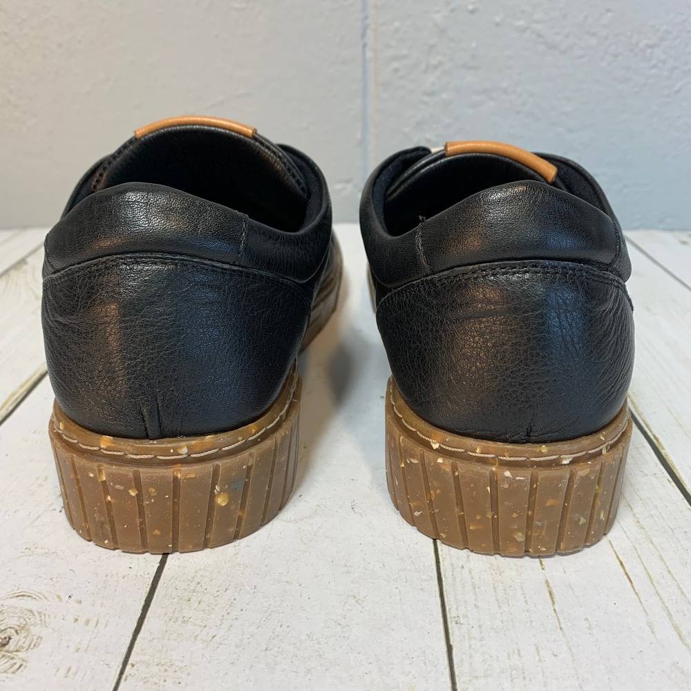 Spring Step Rugby Slip-On Black Leather Sneakers Women's Size 8.5/39 - Picture 4 of 10